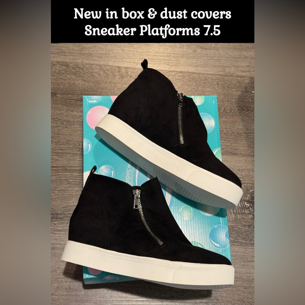 NEW 🆕 Suede High-Top Sneakers